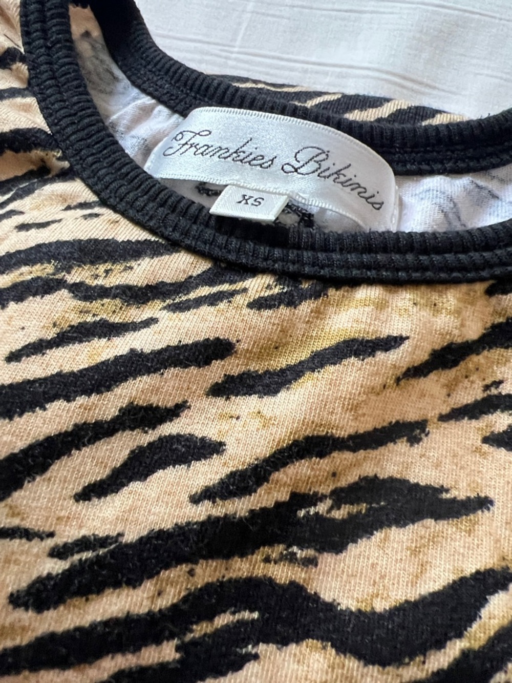 Frankie's Bikinis Joy Modal Shirt in Tiger - Picture 7 of 8